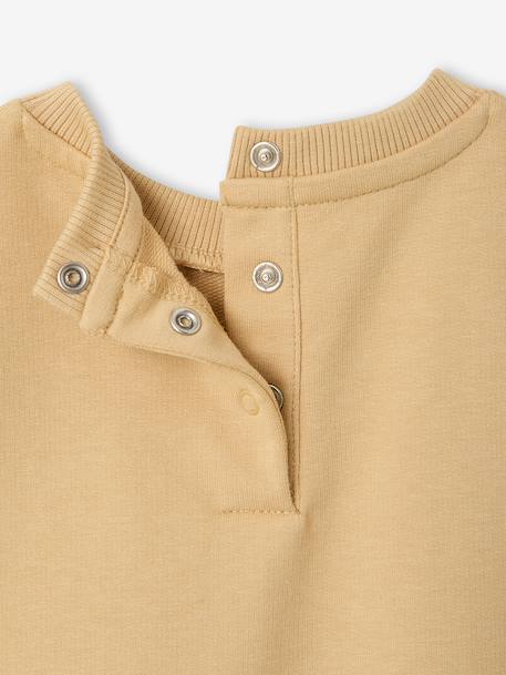 Sweat bébé garçon manches longues cappuccino - vertbaudet enfant 