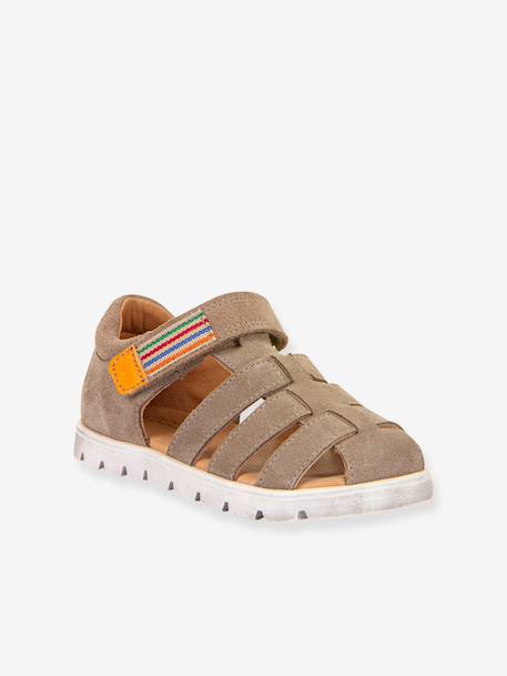 KEKO sandalen voor kinderen FRODDO beige+jeansblauw+karamel - vertbaudet enfant 