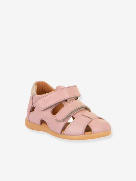 DANAE sandalen baby FRODDO hemelsblauw+roze (poederkleur) - vertbaudet enfant 