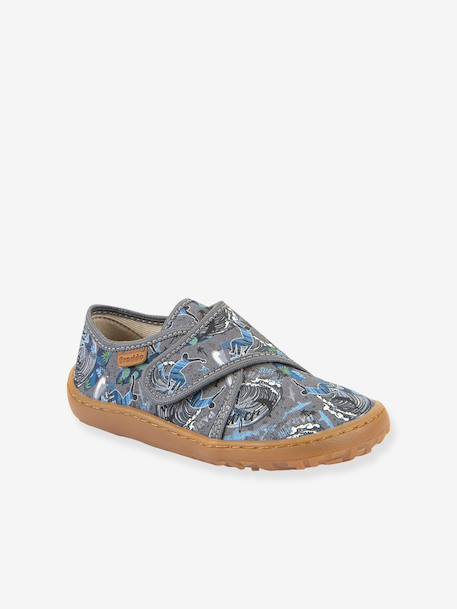 FRODDO barefoot sloffen met print voor kinderen fuchsia+grijs+roze, bedrukt - vertbaudet enfant 