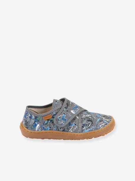 FRODDO barefoot sloffen met print voor kinderen fuchsia+grijs+roze, bedrukt - vertbaudet enfant 