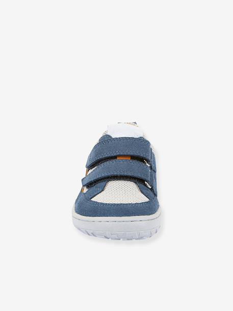 Chaussures barefoot BAZE enfant Froddo bleu jean+caramel - vertbaudet enfant 