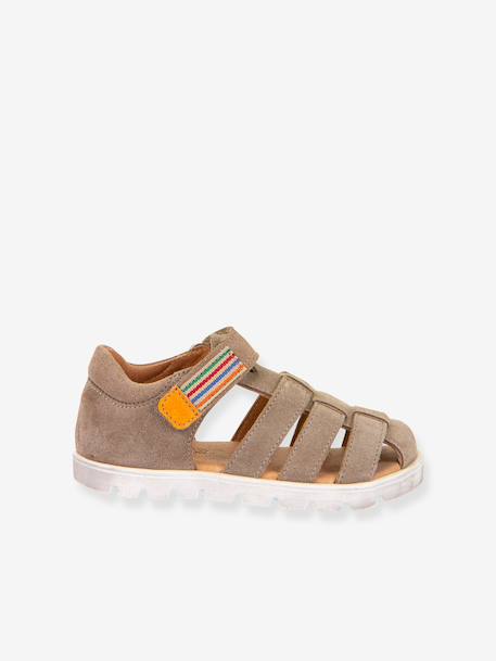 KEKO sandalen voor kinderen FRODDO beige+jeansblauw+karamel - vertbaudet enfant 