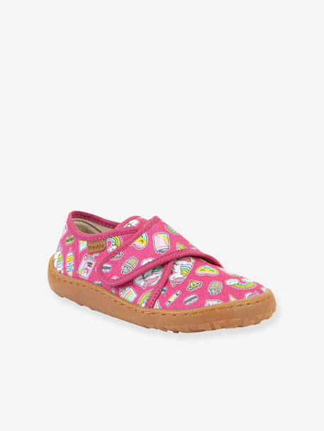 Chaussons barefoot imprimés enfant Froddo bleu électrique+fuchsia+gris+rose imprimé - vertbaudet enfant 