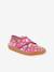 FRODDO barefoot sloffen met print voor kinderen fuchsia+grijs+roze, bedrukt - vertbaudet enfant 