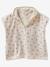 Gepersonaliseerde babyponcho van gerecycled katoen MON CÂ¼UR roze, bedrukt - vertbaudet enfant 