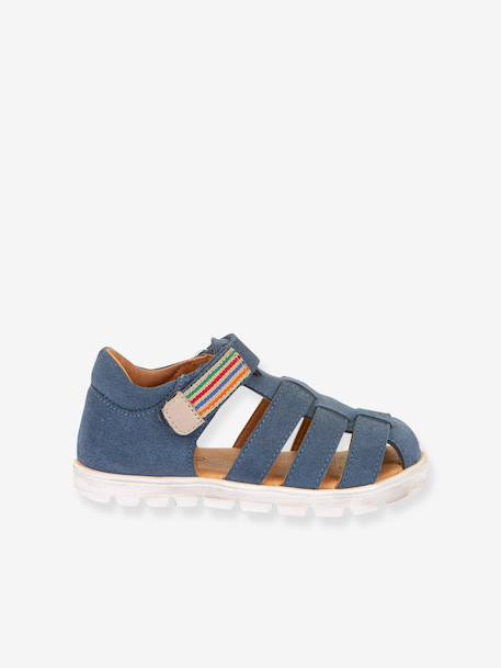 KEKO sandalen voor kinderen FRODDO beige+jeansblauw+karamel - vertbaudet enfant 