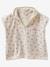 Poncho bébé coton recyclé personnalisable MON CŒUR rose imprimé - vertbaudet enfant 