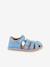 Sandales barefoot FLEXY F enfant Froddo bleu ciel+corail+jaune+rose poudré - vertbaudet enfant 