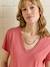 T-shirt zwangerschap V-hals oudroze - vertbaudet enfant 