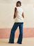 Mouwloze zwangerschaps-t-shirt van biologisch katoen beige+kaki - vertbaudet enfant 