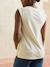 T-shirt grossesse sans manches coton bio beige+kaki - vertbaudet enfant 