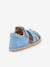 Sandales barefoot FLEXY F enfant Froddo bleu ciel+corail+jaune+rose poudré - vertbaudet enfant 