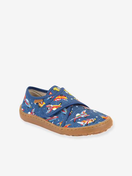 Chaussons barefoot imprimés enfant Froddo bleu électrique+fuchsia+gris+rose imprimé - vertbaudet enfant 