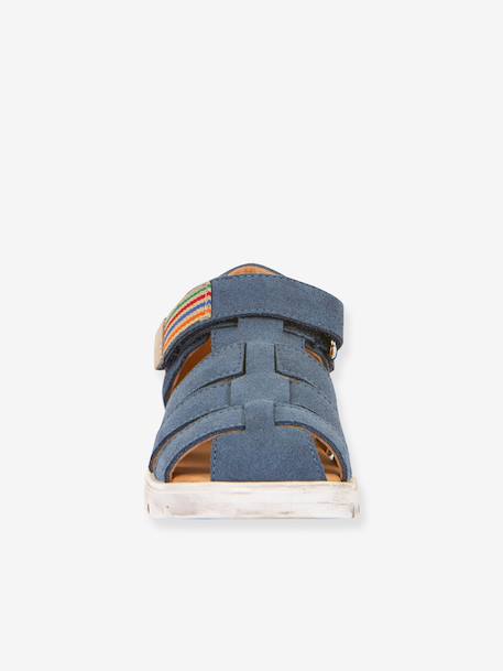 KEKO sandalen voor kinderen FRODDO beige+jeansblauw+karamel - vertbaudet enfant 