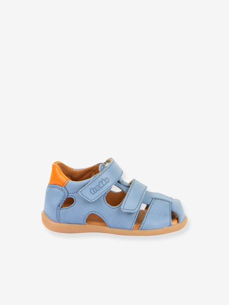 DANAE sandalen baby FRODDO hemelsblauw+roze (poederkleur) - vertbaudet enfant 
