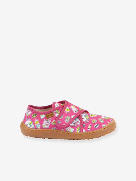 Chaussons barefoot imprimés enfant Froddo bleu électrique+fuchsia+gris+rose imprimé - vertbaudet enfant 