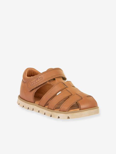 Sandales KEKO enfant Froddo beige+bleu jean+caramel - vertbaudet enfant 