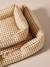 Panier matelassé pour chiens, disponible en 2 tailles argile+noisette+rayé blanc - vertbaudet enfant 
