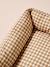 Gequilte mand voor huisdier FAMILY hazelnoot+klei+wit, gestreept - vertbaudet enfant 