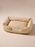 Gequilte mand voor huisdier FAMILY hazelnoot+klei+wit, gestreept - vertbaudet enfant 