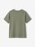 T-shirt manches courtes garçon blanc chiné+lichen - vertbaudet enfant 