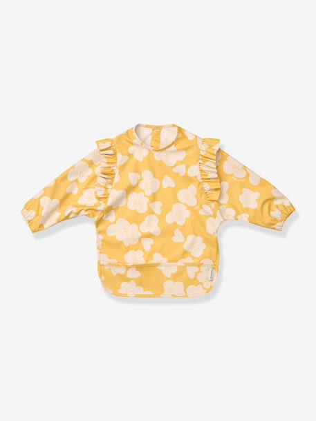 Bavoir à manches Merle - blanc+blush+écru+jaune+jaune imprimé+rose+rose pâle - vertbaudet enfant 
