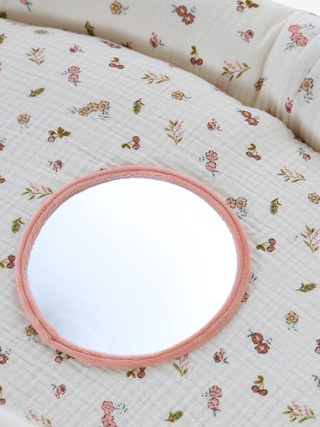 Tapis d'éveil avec arches et rebord beige+blanc+orange+rouge - vertbaudet enfant 