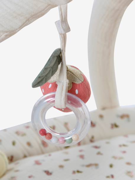 Meegroei speelmat met bogen en rand BABYLON beige+rood+sinaasappel+wit - vertbaudet enfant 