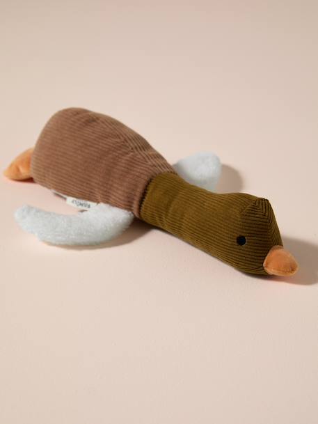 Jouet chien multi textures canard noisette - vertbaudet enfant 