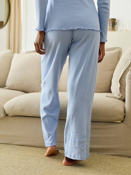 Pyjama grossesse allaitement lavande - vertbaudet enfant 