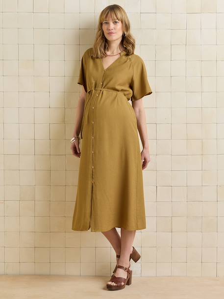 Robe grossesse et allaitement bronze - vertbaudet enfant 
