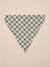 Bandana chien coton blanc imprimé+carreaux beige+marron imprimé - vertbaudet enfant 