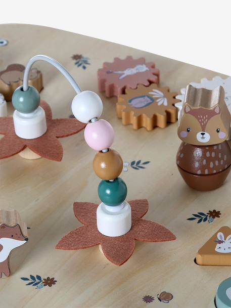 Table d'activités en bois FSC® bois+écru - vertbaudet enfant 