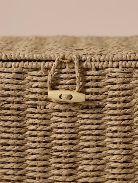 Lot 2 coffres jouets corde forme os beige - vertbaudet enfant 