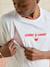 T-shirt manches courtes allaitement blanc - vertbaudet enfant 