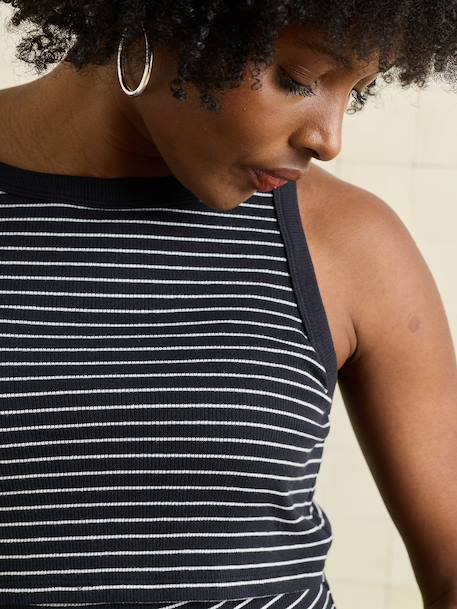 Robe débardeur longue allaitement noir - vertbaudet enfant 