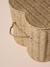 Lot 2 coffres jouets corde forme os beige - vertbaudet enfant 