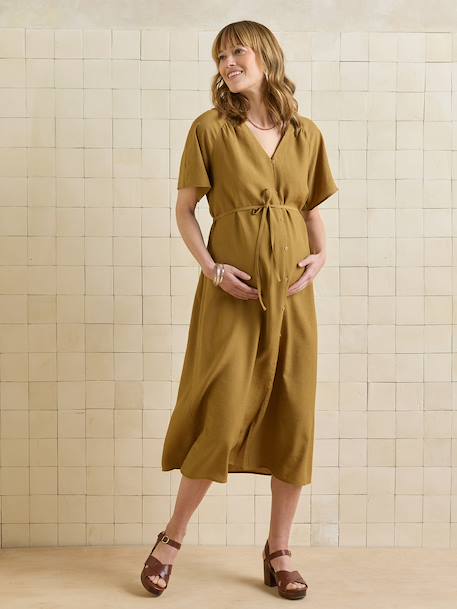 Robe grossesse et allaitement bronze - vertbaudet enfant 
