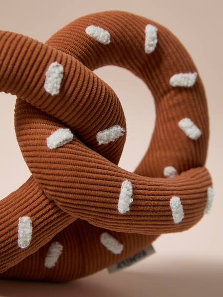 Jouet chien tissu bretzel noisette - vertbaudet enfant 