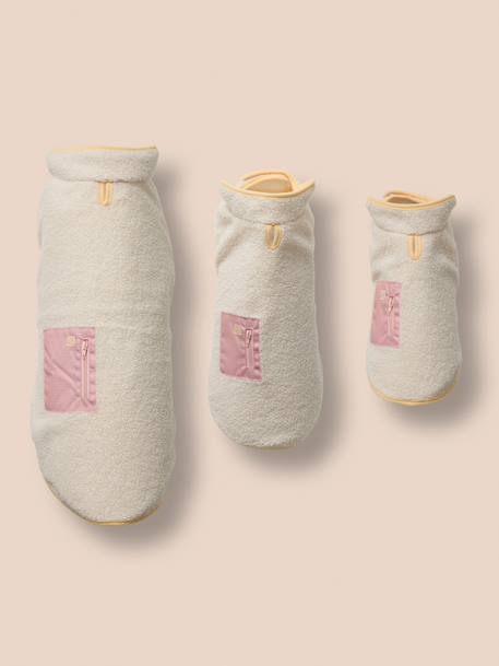 Hondenmantel van fleece beige+kaki - vertbaudet enfant 