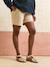 Zwangerschaps short van twill beige - vertbaudet enfant 