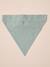 Bandana chien coton rayé vert sauge - vertbaudet enfant 
