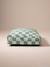 Housse matelas coton rectangle carreaux bleu+rayé blanc - vertbaudet enfant 