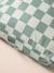 Housse matelas coton rectangle carreaux bleu+rayé blanc - vertbaudet enfant 