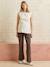 Pantalon droit grossesse chocolat - vertbaudet enfant 