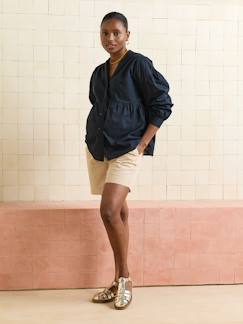 Vêtements de grossesse-Short de grossesse en twill