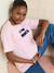 T-shirt met korte mouwen borstvoeding biologisch katoen rozen - vertbaudet enfant 