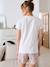 Ensemble 4 pièces homewear grossesse et allaitement Pack pyjama fleuri+vert sauge - vertbaudet enfant 