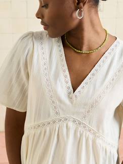 -Zwangerschapsblouse met V-hals